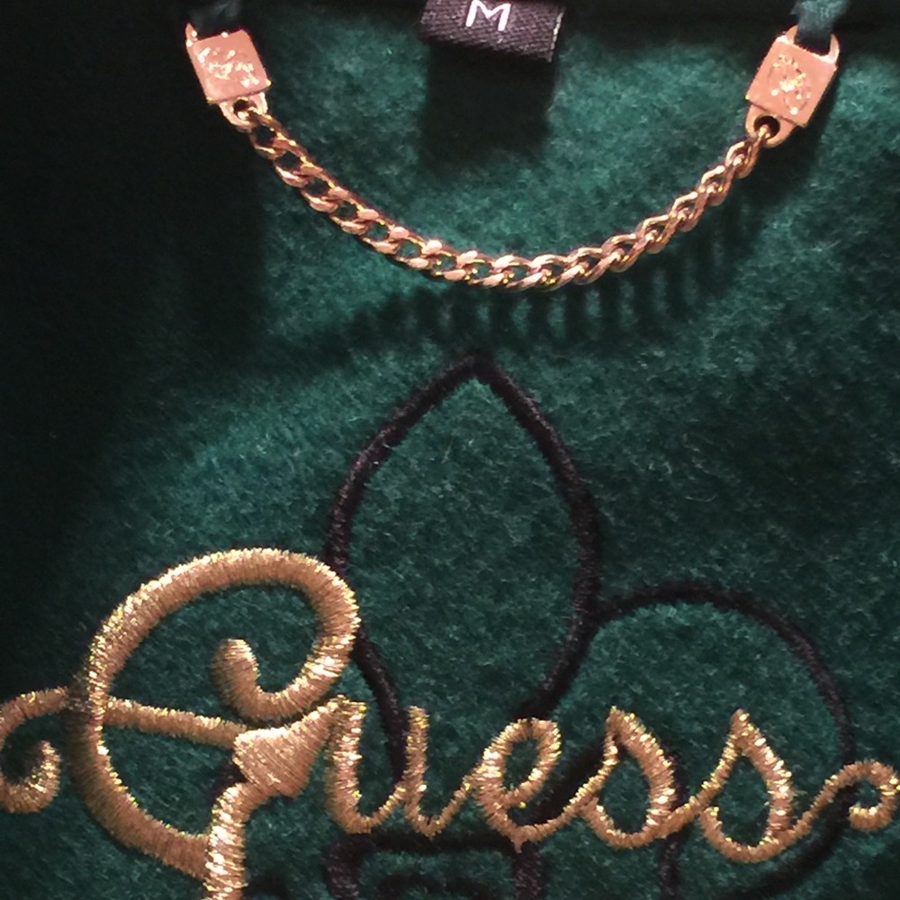 Guess wool blend coat bright green Medium - Picture 4 of 4